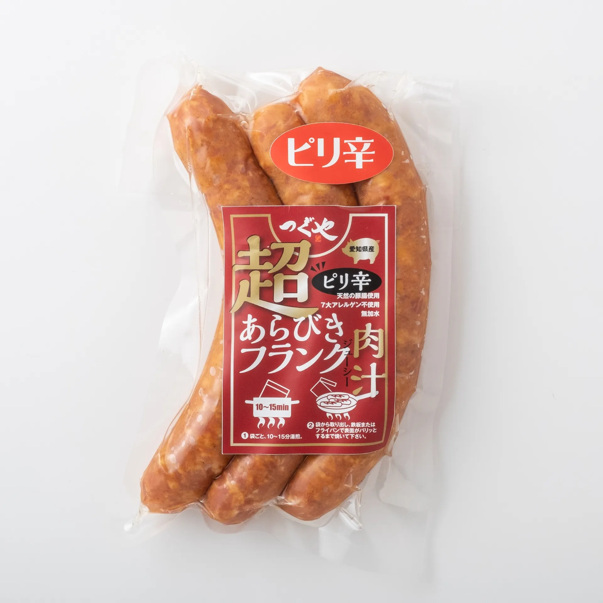 超あらびきピリ辛フランク3本入り